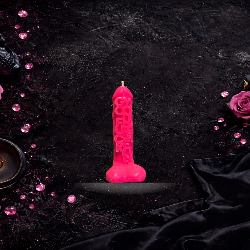Pink Go Fuck Yourself Candle