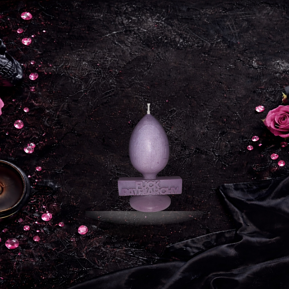 Purple Butt Plug Candle